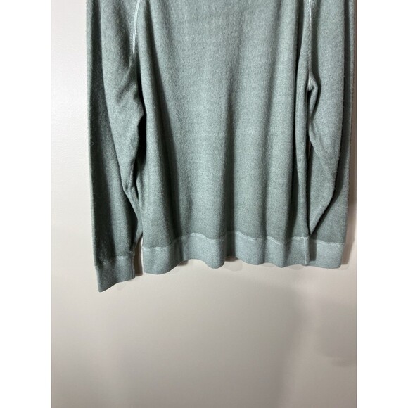 Daniel Cremieux Sweater Men’s Large Green 100% Extra Fine Merino Wool Pullover - Picture 11 of 14